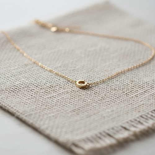 gold necklace