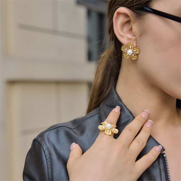 pvd plated jewelry set